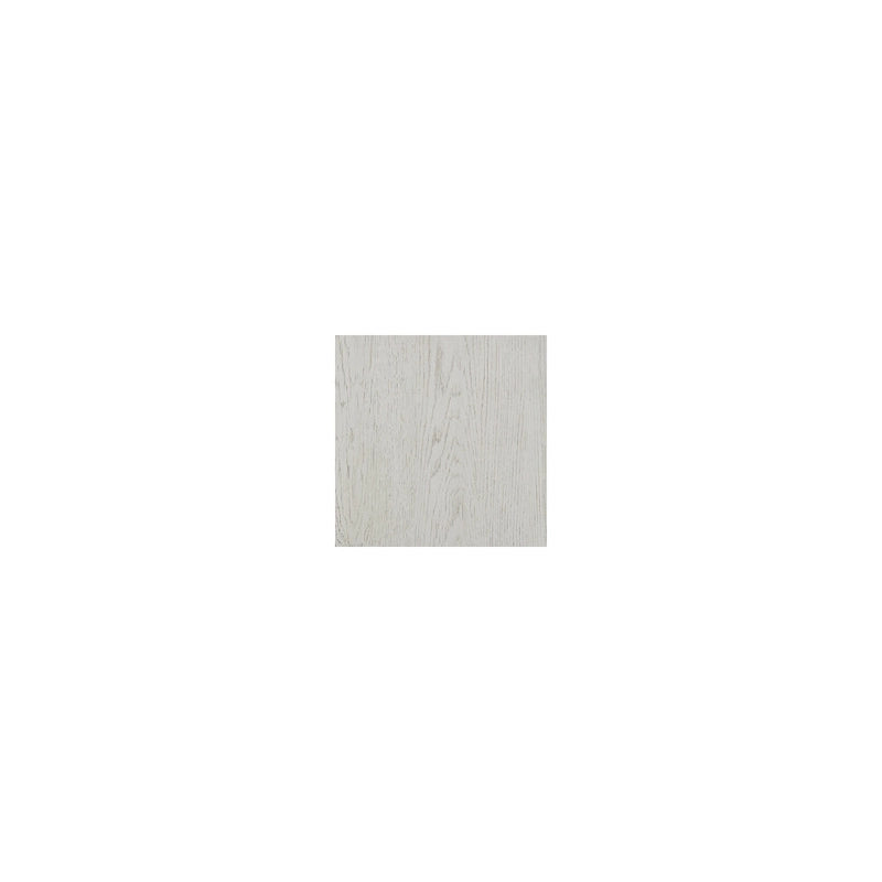 Panel Bed with Antiqued White Finish and Wood Grain Texture