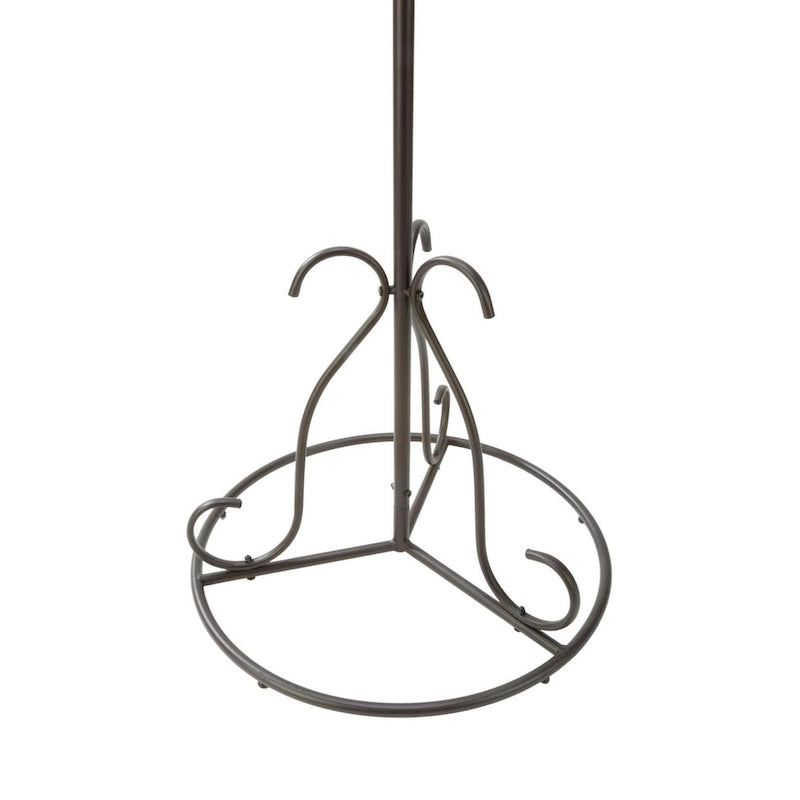 Spiral Metal Handbag and Accessory Stand with Fifteen Hooks