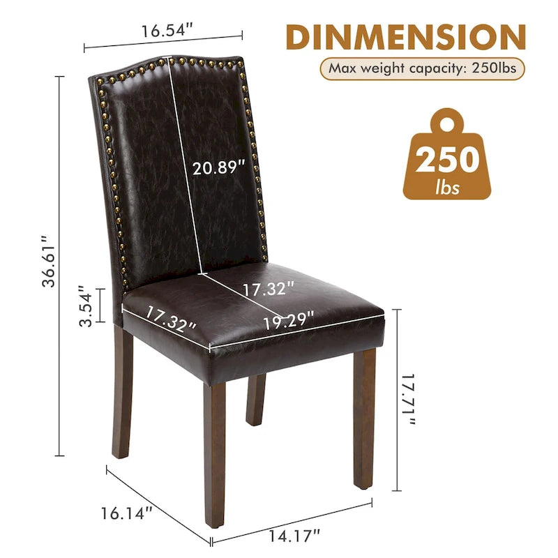 Mid-Century Upholstered Dining Chair with Contoured Back and Steel Legs