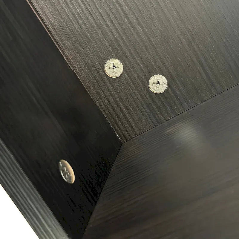 Modern Hexagonal Coffee Table with Open Storage and MDF Construction